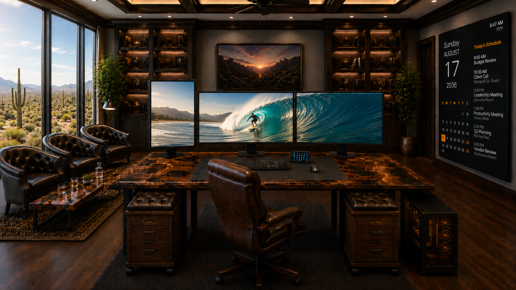Desert Surf-Display Executive Office vertical preview