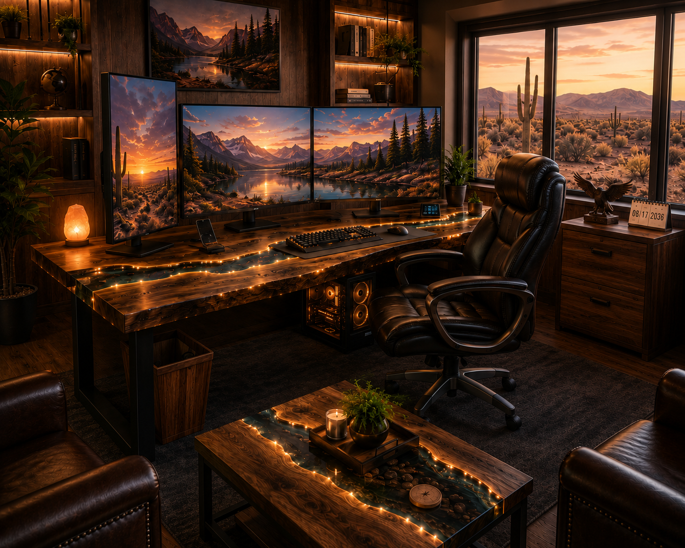 Desert-View Mountain-Display Executive Office vertical preview