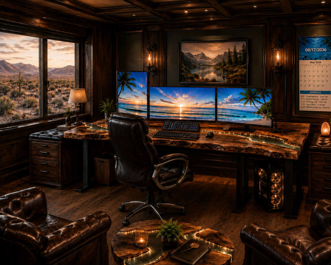 Desert-View Tropical-Display Office vertical preview