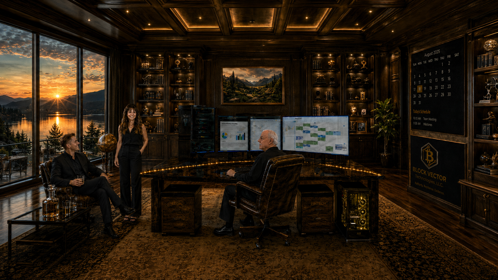 Mountain Lake Executive Meeting Office vertical preview